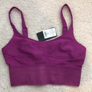 Purple crop top
